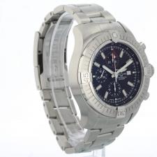 Gents Breitling Super Avenger A13375 Steel case with Black dial