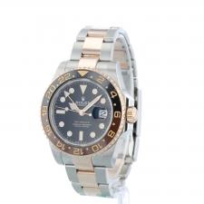 Gents Rolex GMT Master II 126711CHNR 18ct Rose Gold   Stainless Steel case with Black dial