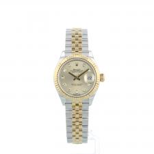 Ladies Rolex Datejust 28 279173 18ct Yellow Gold   Stainless Steel case with Champagne Diamond dial