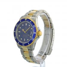 Rolex Submariner Date 16613 18ct Yellow Gold   Stainless Steel case with Blue dial