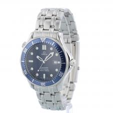 Gents Omega Seamaster Diver 300 25418000 Stainless Steel case with Blue Wave dial