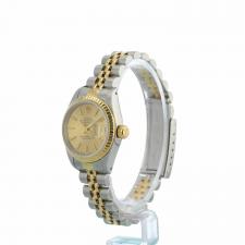 Ladies Rolex DateJust 69173 18ct Yellow Gold   Stainless Steel case with Gilt dial