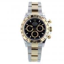 Gents Rolex Daytona 126503 18ct Yellow Gold Stainless Steel case with Black dial