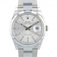Gents Rolex Datejust 36 126200 Steel case with Silver dial