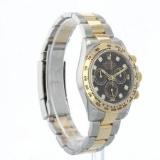 Gents Rolex Daytona 116503 18ct Yellow Gold   Stainless Steel case with Black Diamond dial