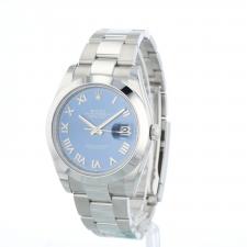 Gents Rolex Datejust 41 126300 Steel case with Blue dial