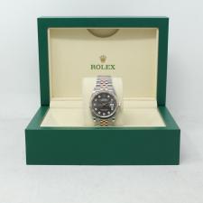 Gents Rolex Datejust 36 126231 18ct Rose Gold   Stainless Steel case with Slate Fluted Motif dial
