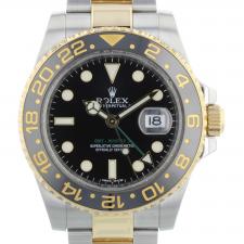 Gents Rolex GMT Master II 116713LN 18ct Yellow Gold   Stainless Steel case with Black dial