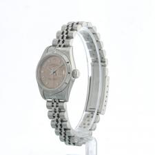 Ladies Rolex Oyster Perpetual Date 79160 Steel case with Salmon dial