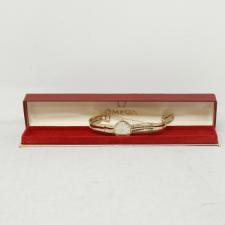 Ladies Omega 7115505 7115505  9 CT case with Silver dial