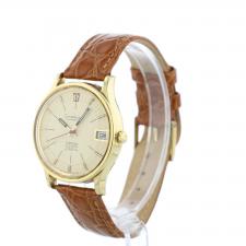 Gents Omega Constellation 198003 18ct Yellow Gold case with Gilt dial