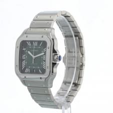 Gents Cartier Santos WSSA0062 Steel case with Green dial