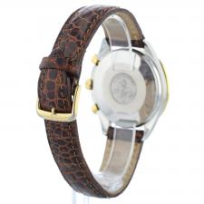 Gents Omega Speedmaster 37145080 18ct Yellow Gold   Stainless Steel case with Black dial