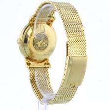 Gents Omega Seamaster  18ct Yellow Gold case with Silver dial