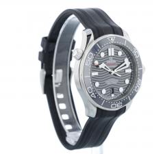 Gents Omega Seamaster Co-Axial 21032422001001 Steel case with Black Wave dial