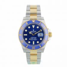 Gents Rolex Submariner Date 126613LB 18ct Yellow Gold   Stainless Steel case with Blue dial