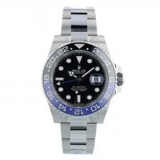 Gents Rolex GMT Master II 126710BLNR Stainless Steel case with Black dial