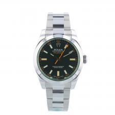 Gents Rolex Milgauss 116400GV Steel case with Black dial