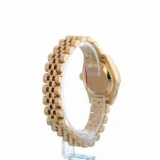 Ladies Rolex DateJust 179165 18ct Rose Gold case with Black dial