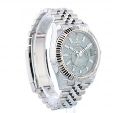 Gents Rolex Sky Dweller 336934 Stainless Steel case with Mint Green dial