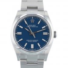 Gents Rolex Oyster Perpetual 36 126000 Stainless Steel case with Blue dial