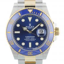 Gents Rolex Submariner Date 126613LB 18ct Yellow Gold   Stainless Steel case with Blue dial
