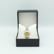 Ladies Rolex DateJust 69173 18ct Yellow Gold Stainless Steel case with Champagne dial