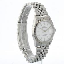Gents Rolex DateJust 16234  case with White dial