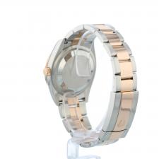 Gents Rolex Datejust 36 126281RBR 18ct Rose Gold   Stainless Steel case with Black Diamond Set  dial