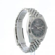 Gents Rolex Datejust 41 Wimbledon Dial 126334 Steel case with Wimbledon dial