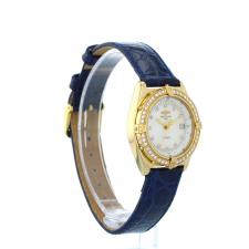 Ladies Breitling Wings K67350 18ct Yellow Gold case with MOP Diamond dial