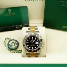 Gents Rolex Sea Dweller 126603 18ct Yellow Gold   Stainless Steel case with Black dial