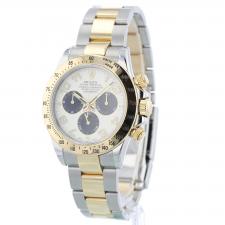 Gents Rolex Daytona 116523 18ct Yellow Gold Stainless Steel case with White dial