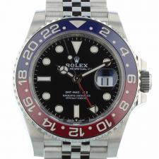 Gents Rolex GMT Master II 126710BLRO Steel case with Black dial
