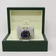 Gents Rolex Submariner Date 16613 18ct Yellow Gold Stainless Steel case with Blue dial