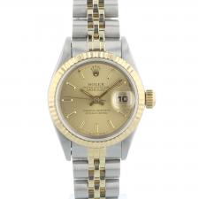 Ladies Rolex DateJust 69173 18ct Yellow Gold   Stainless Steel case with Gilt dial