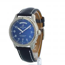 Gents Breitling Aviator 8 Automatic Day   Date 41 A45330 Steel case with Blue dial
