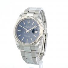 Gents Rolex Datejust 41 126334 Steel case with Blue dial