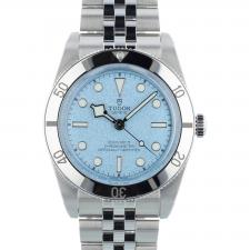 Gents Tudor Black Bay 54 79000 Steel case with Lagoon Blue dial