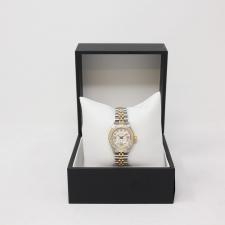 Ladies Rolex Oyster Perpetual 6718 18ct Yellow Gold   Stainless Steel case with White Diamond Set dial