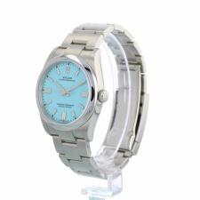 Gents Rolex Oyster Perpetual 36 126000 Steel case with Turquoise Blue dial