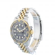 Gents Rolex GMT Master II 126713GRNR 18ct Yellow Gold Stainless Steel case with Black dial