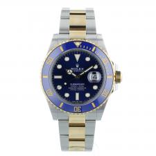 Gents Rolex Submariner Date 126613LB 18ct Yellow Gold   Stainless Steel case with Blue dial