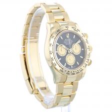 Gents Rolex Daytona 126508 18ct Yellow Gold case with Black dial