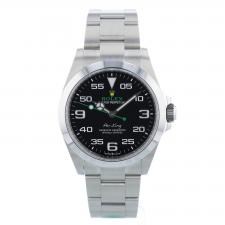 Gents Rolex Air King 126900 Steel case with Black dial