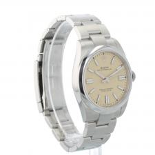 Gents Rolex Oyster Perpetual 41 134300 Stainless Steel case with Biege dial
