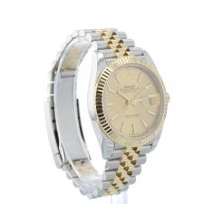Gents Rolex Datejust 41 126333 18ct Yellow Gold Stainless Steel case with Gilt dial