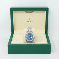 Gents Rolex Datejust 41 126300 Steel case with Blue dial