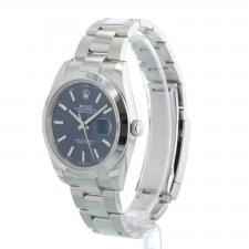 Gents Rolex Datejust 41 126300 Stainless Steel case with Blue dial