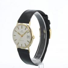 Gents Omega Geneve 1325017  9 CT case with Silver dial